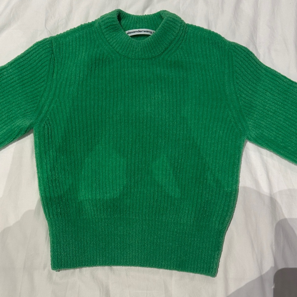 Alexander Wang Green Wool Sweater